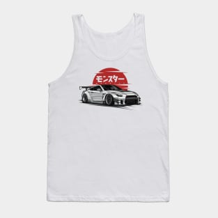 JDM Monster GTR R-35 (White) Tank Top